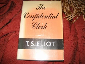  The Confidential Clerk -- T.S. ELIOT HARDCOVER 1ST AMERICAN EDITION - Bild 1 von 7