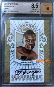 2008 SPORT KINGS AUTO GOLD: JOE FRAZIER #JF1 AUTOGRAPH/10 HEAVYWEIGHT CHAMP BGS - Bild 1 von 4