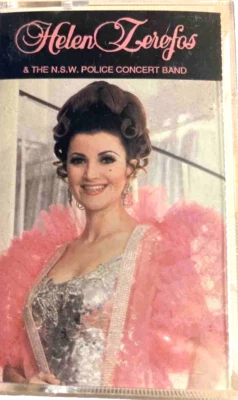 Helen Zerefos & The NSW Police Band Rare Cassette Tape Signed Greek Aust Singer - Image 1 of 4