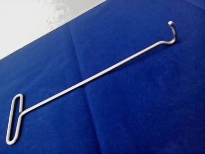 Horse riding Boot pulling hand hook tool STAINLESS STEEL 6MM dia x 11" to 12" LG - Image 1 of 4