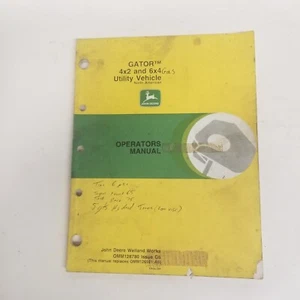 John Deere Gator 4×2 and 6×4 Gas Utility Vehicle Operator's Manual OMM128780 - Picture 1 of 6