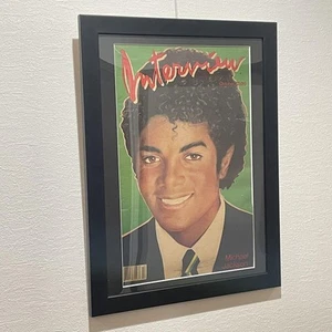 Interview Magazine October 1982 issue Michael Jackson on the cover, framed - Picture 1 of 6
