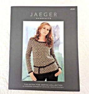 JAEGER Handknits JB38 Extra Fine Merino Collection 16 Garments DK Aran & Chunky - Picture 1 of 9