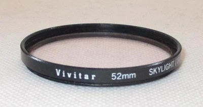 VIVITAR; 52 mm - Skylight (1A) Thin Glass Camera Lens Filter - Made in Japan - Image 1 of 4