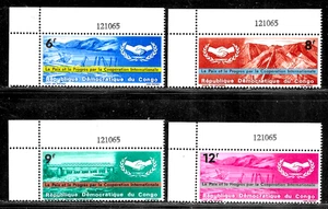 HICK GIRL- MINT CONGO STAMPS   SC#547-50   1965   COOPERATION YEAR     L88 - Picture 1 of 2