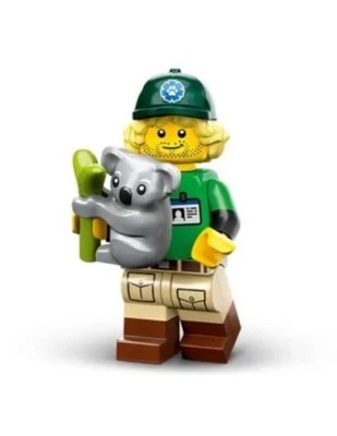 Lego 71037 Minifigure Series 24 Conservationist with Koala Bear CMF Minifig Read - Image 1 of 2