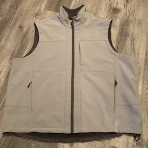 Solaris Vest Mens 2XB Big STONE Performance Comfort Stretch Outerwear Full Zip - Picture 1 of 6
