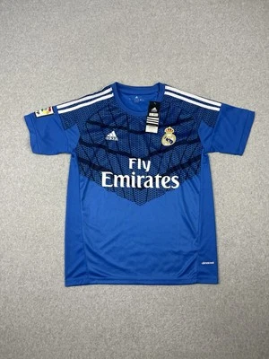 Real Madrid Soccer Jersey Mens S Blue 2014-15 Home Futbol Adidas Climacool - Image 1 of 4