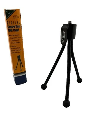 Digital Concepts Trípode Mini Cámara de Video Trípode Flexible Tamaño Bolsillo con Caja NUEVO Foto 1 de 2