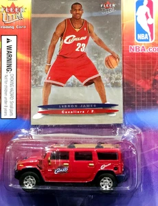 2003 2004 Fleer Ultra Lebron James Rookie Card NBA Diecast Hummer H2 In Protecto - Picture 1 of 4