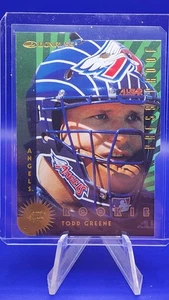 1997 Donruss - Todd Greene #374 Press Proof Gold /500 - LA Angels Die Cut - Picture 1 of 2