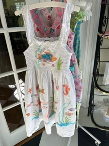 Girls Jelly the Pug Cotton Kids Eleanor Rose Mermaid Sea Fish Dresses Size 7 Lot - Picture 1 of 20