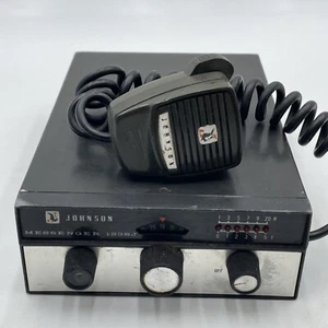 Vintage Johnson Messenger 123SJ Mobile 23 Channel CB Radie W/mic. Made In USA - Picture 1 of 12
