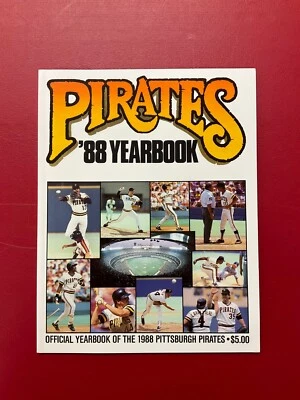 MLB Pittsburgh Pirates Official 1988 Yearbook (Excellent Condition) - Image 1 of 3