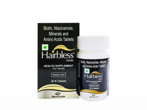 Mankind Pharma Hairbless 30 Table for hair growth - Picture 1 of 5