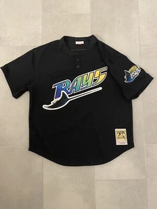Mitchell & Ness MLB Tampa Bay Devil Rays BP jersey - 1998 Wade Boggs -Size 48/XL - Picture 1 of 8