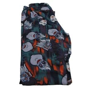 LuLaRoe OS Purple Orange Green Disney Villians Ursula Evil Queen Leggings - Picture 1 of 3