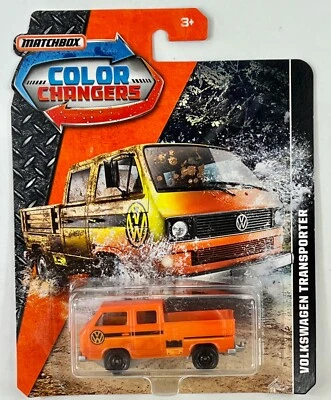 Matchbox Color Changers MBX Rescue Volkswagen Transporter Cab 2017  T30 - Image 1 of 2