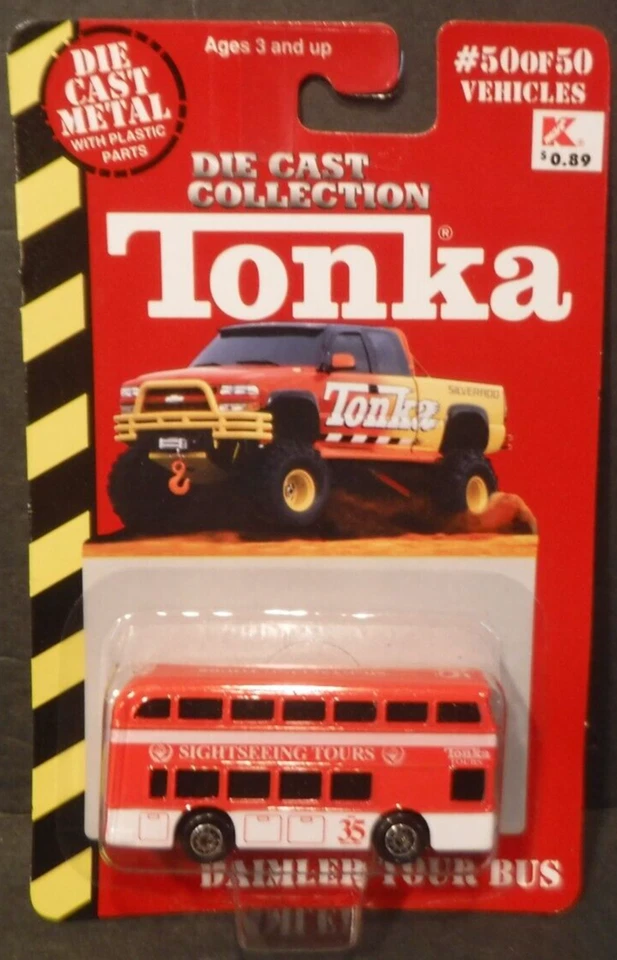 NOS 1999 Tonka #50 of 50 Daimler Tour Bus 1/64 Die Cast Collection #15130 Maisto - Image 1 of 4