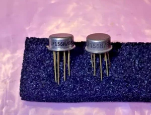 2 Pcs LF156H = Mil LF356H JFET OpAmp National NSC 8 Gold Pins Mil - Picture 1 of 2