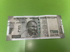 Indian Currency Note With Holy No. 786 Note Rs . 500 Super Rare Only 1 Piece