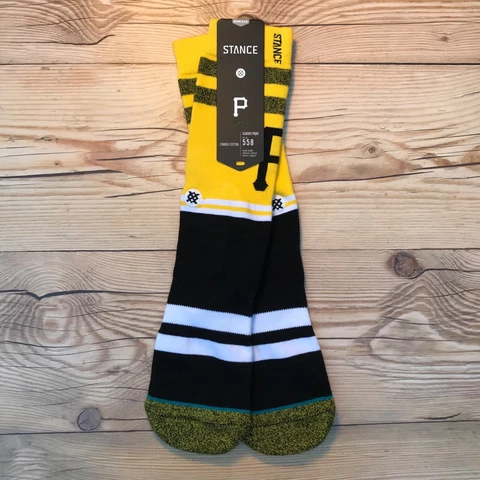 Stance MLB Pittsburgh Pirates Men’s Crew Socks Men’s Size Medium 6 - 8.5 Cover