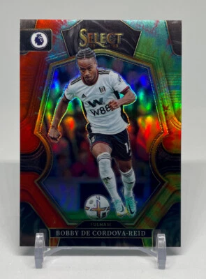 Bobby De Cordova-Reid 2022-23 Select Mezzanine TIE DYE PRIZM /49 Fulham FFC #184 - Image 1 of 3
