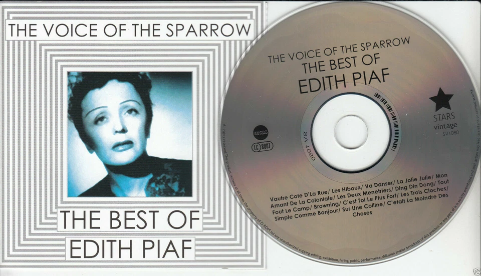 EDITH PIAF The Voice of the Sparrow - The Best of CD 24 Bit Sound  - Image 1 of 1