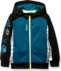 Reebok Boys' Power Jacket, Black, 4 - Picture 1 of 2