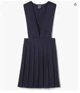 French Toast Dress For Girls' V-Neck Jumper SIZE 3T Navy - Picture 1 of 4