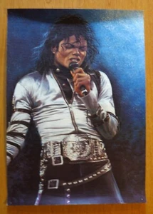 MICHAEL JACKSON Rare Rajco Popovich Textured Poster 19.5" X 27.5" Excellent - Picture 1 of 1