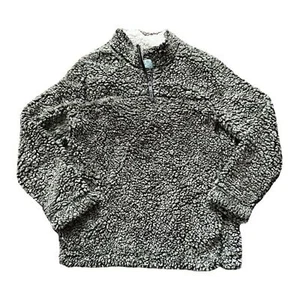 Class Club Pullover Boys Size 14/16 Sherpa Half Zip Long Sleeve - Picture 1 of 7