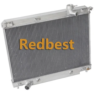 3 Row Aluminum Radiator Fit 02-09 Chevy Trailblazer/GMC Envoy/Ascender/9-7x 4.2L - Foto 1 di 13