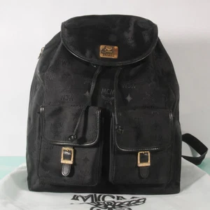 AUTHENTIC MCM Jacquard backpack + Dust Bag - Picture 1 of 11