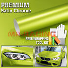 Premium Satin Chrome Matte Metallic Vinyl Wrap Sticker Sheet Film Bubble Free