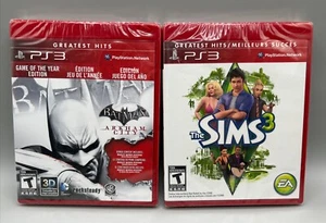 Batman: Arkham City (Edizione Gioco dell'Anno) + The Sims3 PS3 Sigillato - Foto 1 di 4
