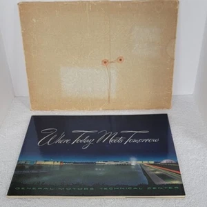 Rare Vintage 1950s General Motors Tech Center Official Promotional Book-Historic - Picture 1 of 19