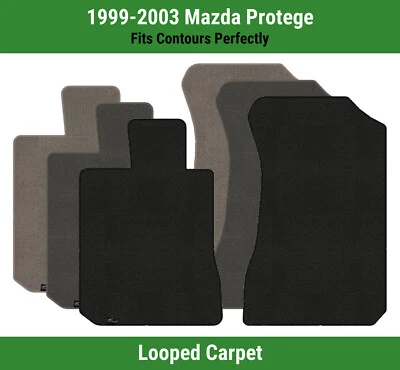 Lloyd Classic Loop Front Row Carpet Mats for 1999-2003 Mazda Protege  - Image 1 of 4