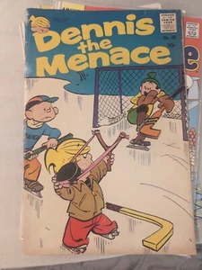 Vtg Dennis the Menace Comic Book #48 Halden Hockey Collectible - Picture 1 of 5