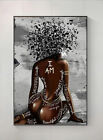 Abstract Sexy Black Woman Posters Prints Wall Picture Canvas Paintings