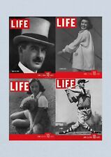 Life Magazine Lot of 4 Full Month of April 1938 4, 11, 18, 25