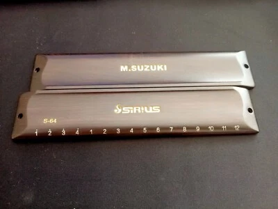 Handmade Sandalwood Cover Plate for Sirius Suzuki S-64 DIY Harmonica - Image 1 of 4