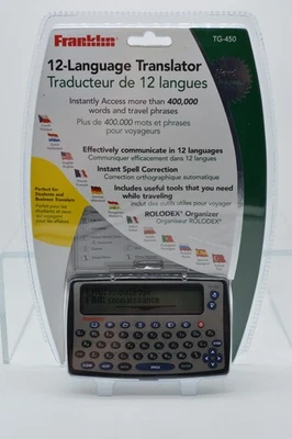 Franklin 12-Language Translator TG-450 Handheld Electronic Translator BRAND NEW  - Image 1 of 4