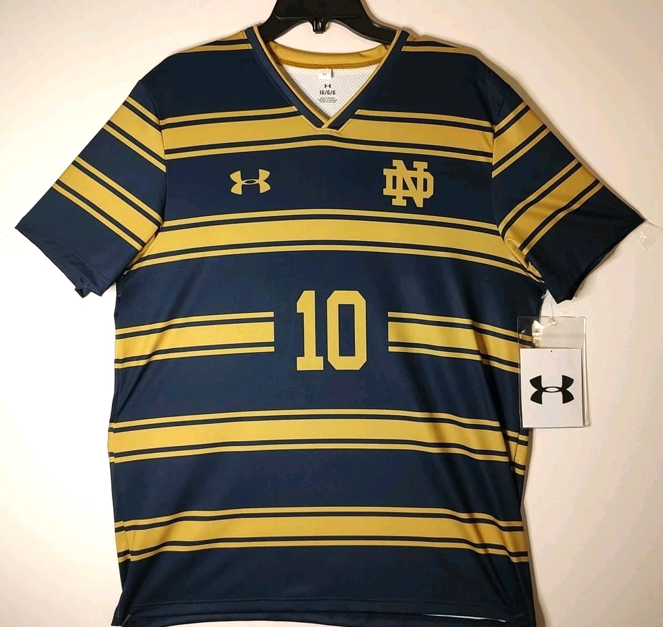 2022 Новый с Ярлыками Under Armour Нотр-Дам образец футбол Джерси Armourfuse большой - Изображение 1 из 4