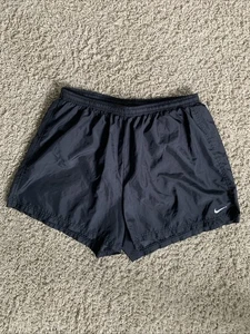 Women’s size XL Nike Dri-FIT black lined athletic 4”running shorts - Picture 1 of 3