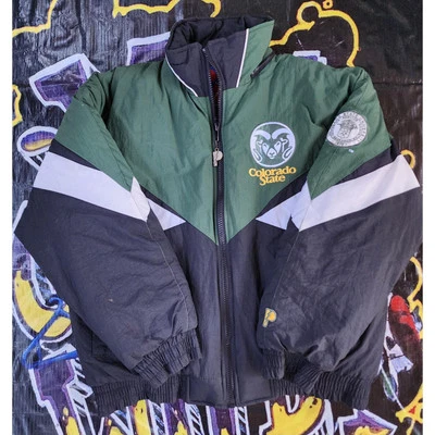 Vintage 1990s Colorado State University Rams Pro Player Jacket L Large - Image 1 of 4
