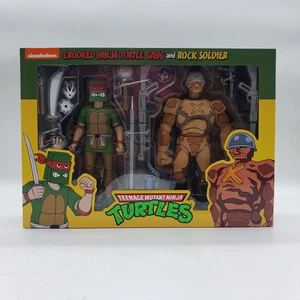 NECA Teenage Mutant Ninja Turtles Crooked Ninja Turtle Gang and Rock Soldier - Bild 1 von 11