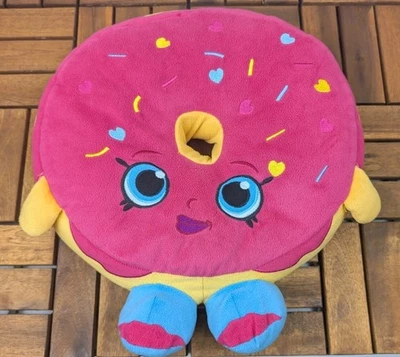 Shopkins D'Lish пончики розовый с брызгами 14» плюшевая подушка - Изображение 1 из 4
