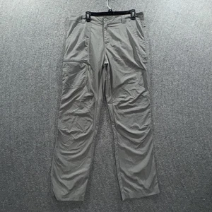 Columbia PFG Pants Mens 36x32 Gray Omni-Shade Nylon Fishing Hiking Zip Pocket - Picture 1 of 13