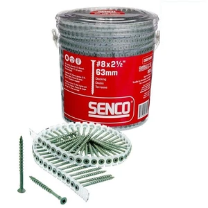 Senco 08D250W (800er-Pack) 8 Stärke 2-1/2" Außen sortiert Terrassendielen Schraube Neu - Bild 1 von 2
